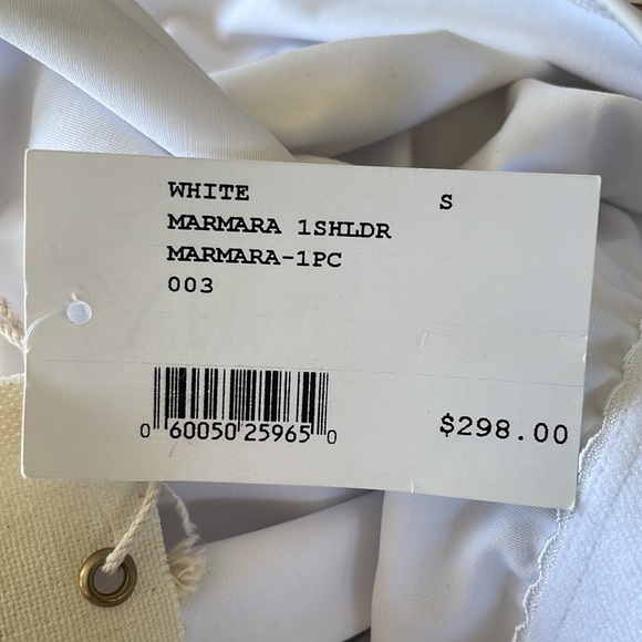 Verde Limon Marmara one shoulder swimsuit - Picture 6 of 7